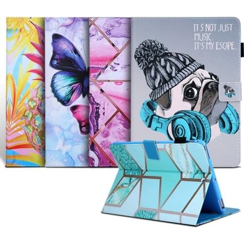 Cover for Samsung Galaxy Tab A8 SM-T290 SM-T295 Tablet pu leather Print Stand Case For samsung galaxy tab a 8 2019 tablet Cover
