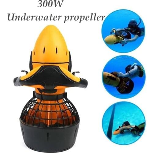 300W Electric Sea Scooter Diving Equipment Underwater Propeller Diving Pool Scooter with Bag for Swimming (not battery)