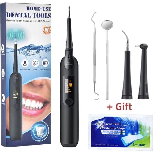 New Electric Ultrasonic Dental Whitener Scaler Teeth Whitening kit teeth Calculus Tartar Remover Tools Cleaner Stain Oral Care