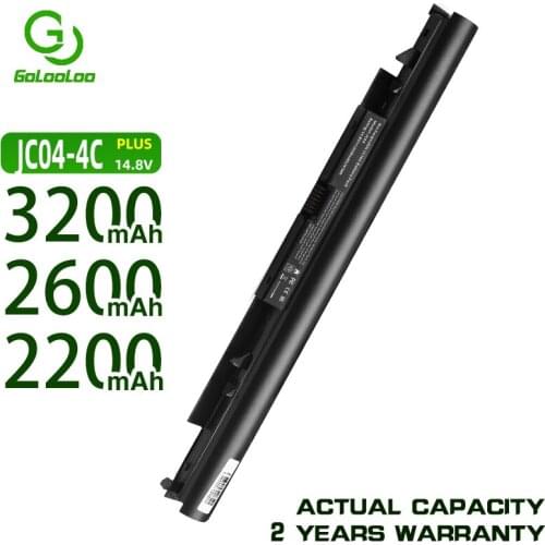 Golooloo 4 Cells 919682-421 HSTNN-LB7V JC04 TPN-C130 Laptop Battery For HP 250 G6 1WY82EA 250 G6 3QL59ES 255 G6