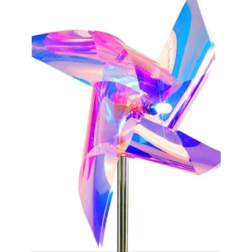 Custom make Windmills Pinwheels For Garden Mall Party Wedding Decoration DIY Supples
