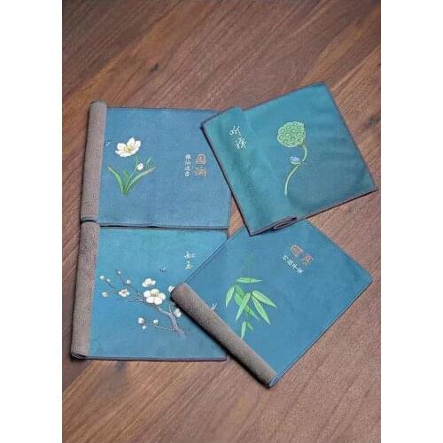 Chinese high-grade tea towel Absorbent thickened tea towel size 19x29cm