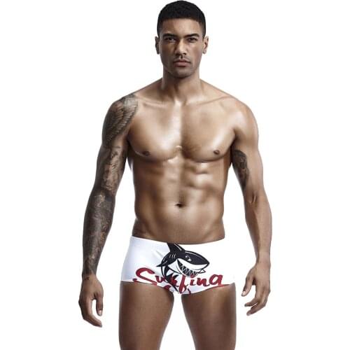 Summer Swimwear Sexy Low Waist Men Swimming Trunks Sport Pool Bathing Swimsuit Fashion Male Print Beach Surfing Board Shorts