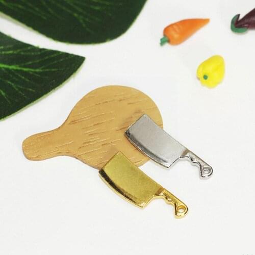 Mini Kitchen Knife Model Simulation Doll House Dining Ornament Dollhouse Utensils High Supplies Tableware Quality Decoratio M9R1