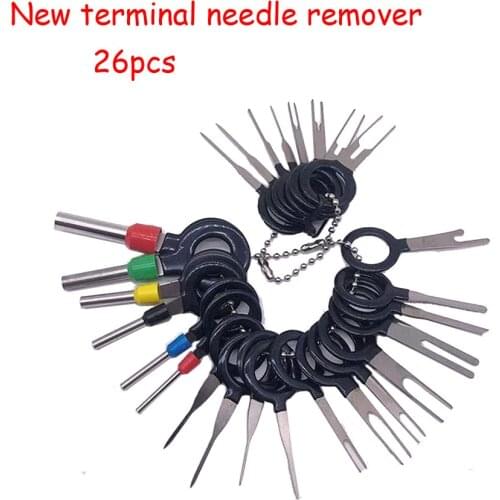 11/18/21/26/29x Auto Car Plug Circuit Board Wire Harness Terminal Extraction Disassembled Crimp Pin Back Needle Remove Tool Kit