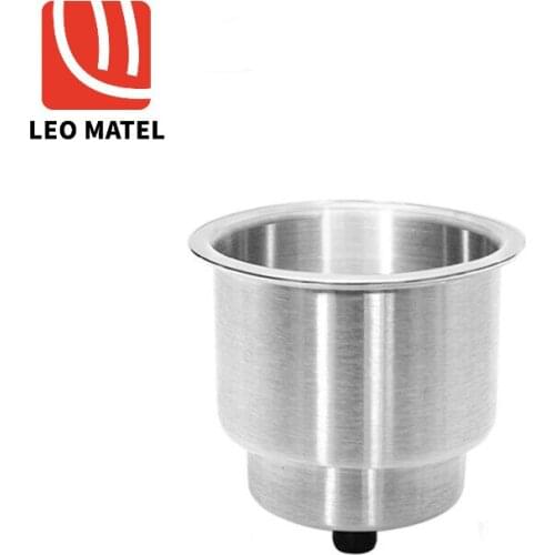 Stainless Steel 304 Cup Drink Holder Can Bottle Holder Stand Mount Support Auto Car Marine Boat Truck RV Fishing Box