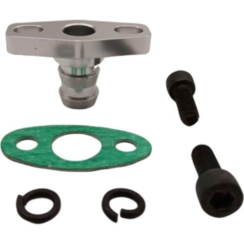 New Barb Aluminum Turbo Oil Drain Flange Ball For GT GT25R GT28R GT30R GT35R