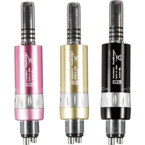 Dental 1:1 Inner Water Spray Air Motor Low Speed Handpiece 4 Hole 3 Colors