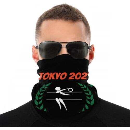 Volleyball Tokyo 2021Magic Scarf Half Face Mask Men Women Fashi Tube Scarf Seamless Bandanas Versatility Headband Outdoor Hiking