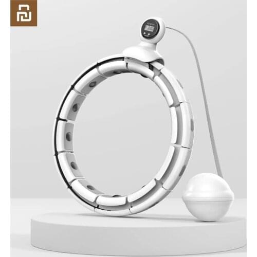 Youpin Yesoul Smart Hula Hoop Magnetic Massage Counting hula hoop Fixed Anti-drop Smart Display Anti-tension Free splicing