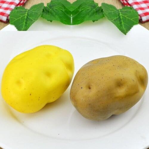 050 Simulation potato model foam fake potato fruits and vegetables props 10*7*6cm