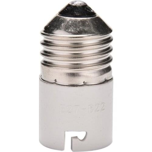 1PCS B22 to E27 Base Fireproof Holder Adapter Converter Socket Change LED Light Lamp Bulb