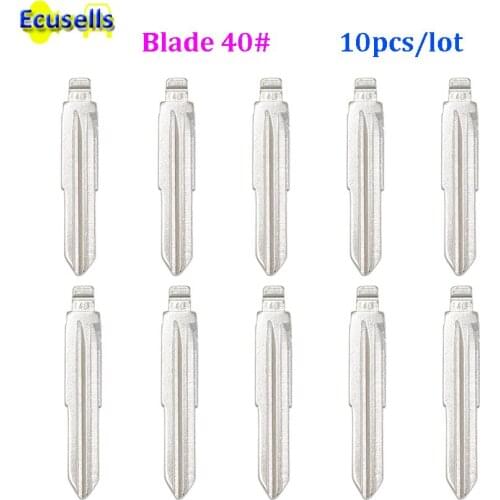 10pcs/lot universal flip uncut metal blank key blade 40# for chevrolet Epica Blade NO. 40