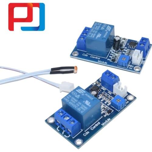 10PCS XH-M131 DC 5V/12V Light Control Switch Photoresistor Relay Module Detection Sensor 10A brightness Automatic Control Module