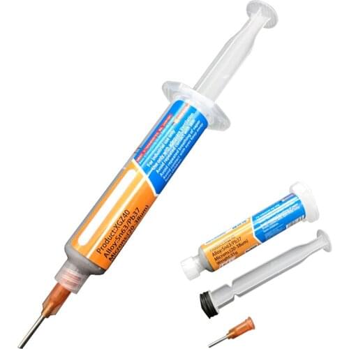 10cc Syringe Solder Paste XG-Z40 Tin Cream Welding Solder BGA Flux For Soldering Welding Tool Welder Repair Rework With Tip