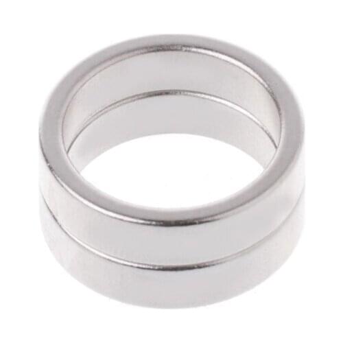 2 Pcs Flashlight Tail Magnet Magnetic Ring 20x16x5mm Durable