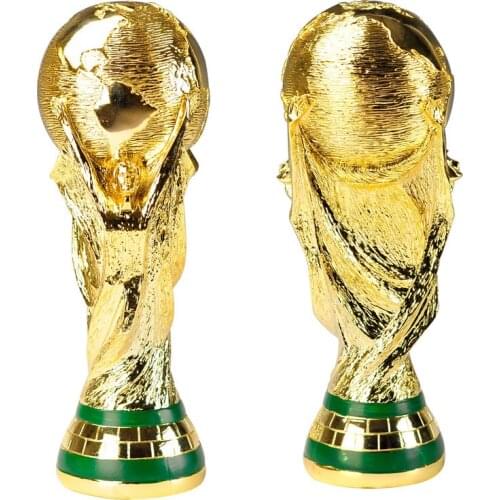 2022 European Golden Resin World Football Trophy Champion Souvenir Mascot Family Decoration Football Fan Gift Office Decoration