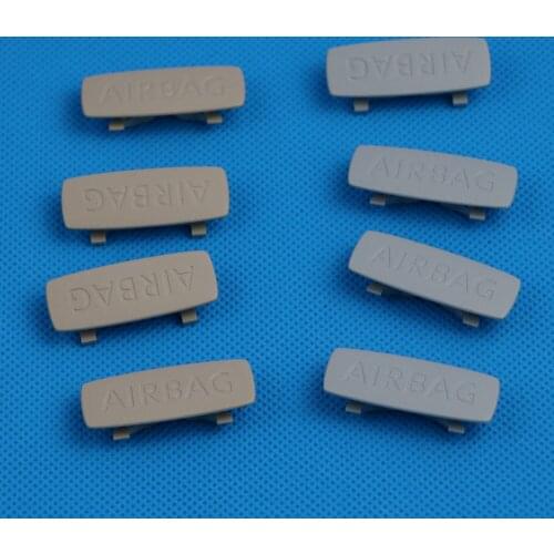 4Pcs 5G0853437 1K0853437 3C0853437 AIRBAG Airbag A B C Pillar Insert Trim Cover Badge For CC Golf Jetta Passat Polo Touran