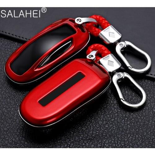 ABS Hot Sales Car Remote Key Case Cover For Tesla Model 3 Model S Model X Smart Key Bag Key Protected Holder Shell Accessories