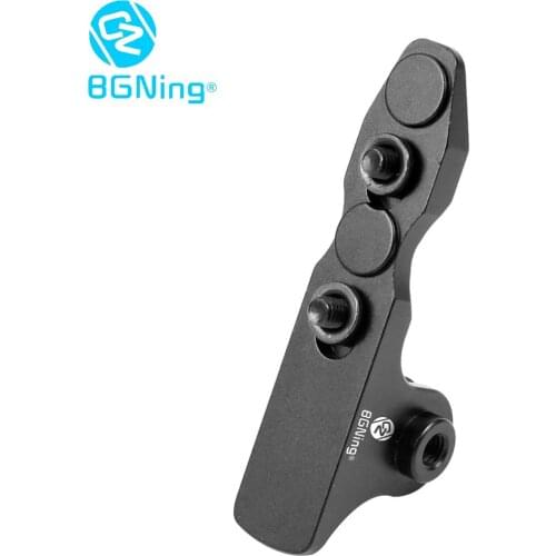 Aluminum Base Mount Adapter with Keymod Handstop Fixing Screws for GoPro Hero 8 7 6 5 4 All Series/yi /Sjcam Sports Camera Parts