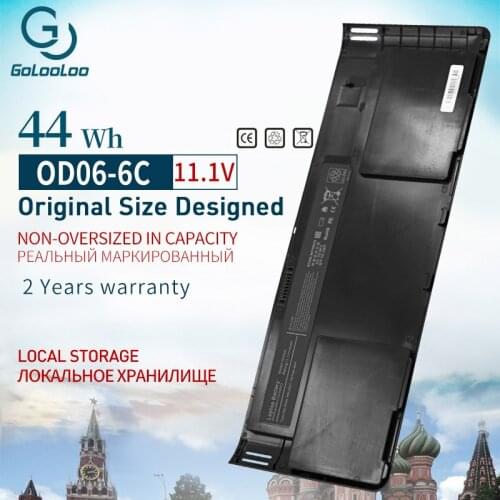 Golooloo OD06XL Laptop Battery for HP EliteBook Revolve 810 Tablet Series HSTNN-IB4F HSTNN-W91C H6L25AA H6L25UT 44 WH 11.1V