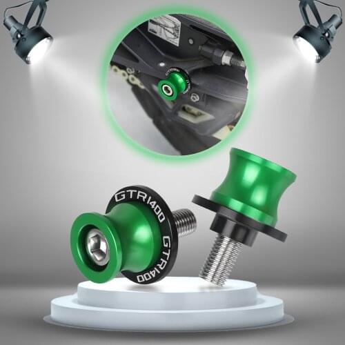For Kawasaki GTR1400 GTR 1400 2007-2016 2015 2014 2013 2012 2011 Motorcycle CNC Aluminum Swingarm Spools slider stand Screws10MM