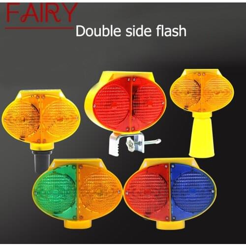 FAIRY Solar Indicator Lights LED Multicoloured Cat eye For Street Road Construction Night Warning
