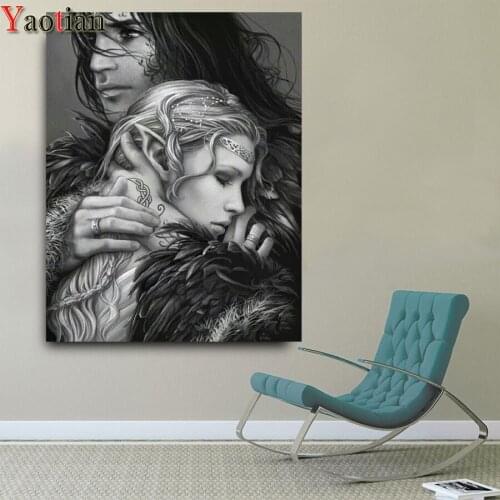 Hot Sale!5D Full Square Diamond Painting Romantic couple hugging Diamond Mosaic picture of rhinestone Diamond Embroidery Pattern