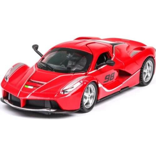 1:32 scale wheels italy horse logo super sport car Italia Ferra FXX metal model light and sound diecast vehicle pull back toys