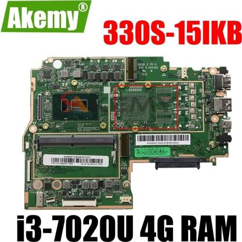 Akemy 5B20S71209 For Lenovo Ideapad 330S-15IKB 330S Laptop Motherboard i3-7020U 4G RAM 100% Fully Tested&High quality