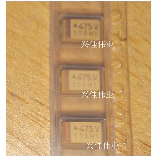 Original 5pcs/ 35v4.7UF 475 4.7UF 35V C6032 C Type 1812 Tantalum Capacitor SMD