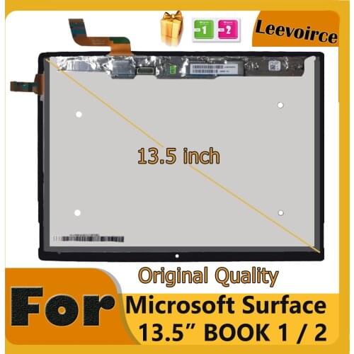 Original LCD For Microsoft Surface Book 1 1703 1704 LCD Display Touch Screen 13.5 inch Assembly For surface Book 2 1806 1832