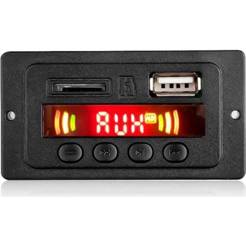 Bluetooth-Compatible Digital Audio Decoder Board FM Radio MP3 Module Receiver Stereo DIY Speaker USB AUX TF MP3 Player 5V 12V