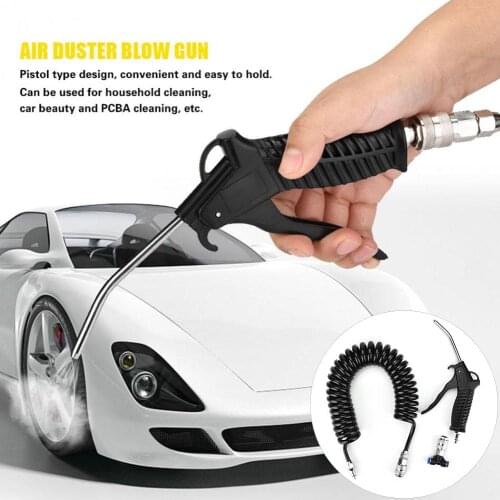 Pneumatic EU Connector Dust Blower Tool Set Hose Air Sprayer Hose Multi-Function Truck Clean Nozzle Car Auto Cleaning Tool Set