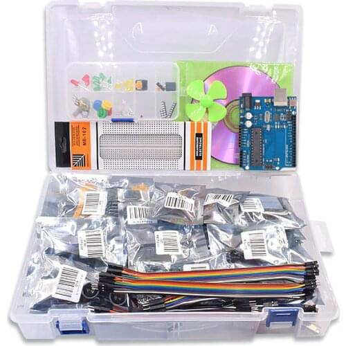 Free Shipping Diy R3 Project Complete Starter Kit with Lesson CD for Arduino