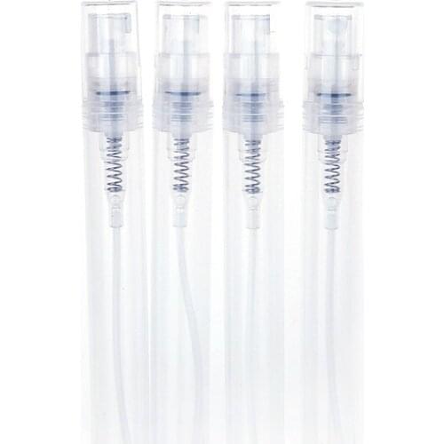 7 pcs / batch) Empty 5ML Mini Plastic Spray Perfume Bottles Small Sale Sample Perfume Nebulizer