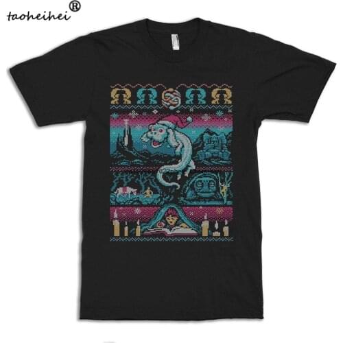 The Neverending Story Falkor Christmas Sweater T Shirt Xmas Geek Sweater Tee Mens and Womens Sizes