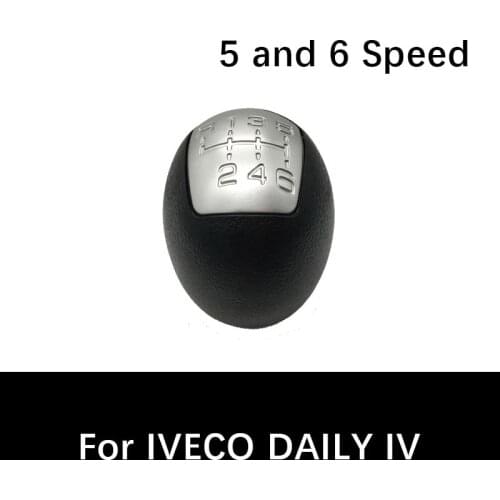 5 6 Speed Gear Shift Knob For IVECO DAILY IV Car Styling Manual Lever Auto Car Shift Knob Shifter Head Handball assessories