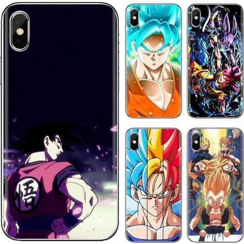 Silicone Phone Case Cover anime-dragonball-C-goku-blue For iPhone 10 11 12 Pro Mini 4S 5S SE 5C 6 6S 7 8 X XR XS Plus Max 2020