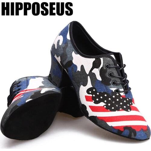 Hipposeus Unisex Dance Shoes For Women Men Boy Girls Ballroom Latin Tango Jazz Modern Dancing Shoes Salsa Practice shoes Heels