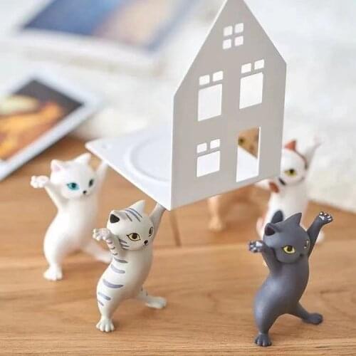 Funny Cat Pen Holder Toy Black Carrying Everything Cat Bracket Cute Hand made Home Decore Easter Decoration sexy Kitty Storage