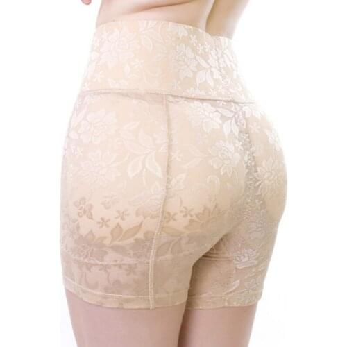 M-4XL High-Waist Hips Butt Enhancer Fake Ass Pads Butt Lifter Women Shapewear Mujer Tummy Modeling Panties