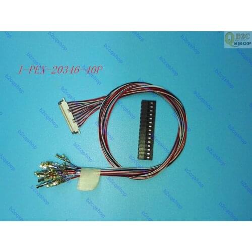 Full wire LCD LVDS cable 40 PIN I-PEX 20346 20347 40P for LCD controller board