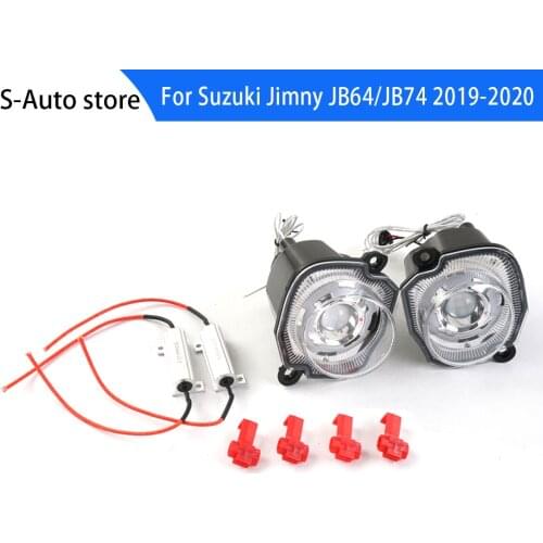 1Pair For Suzuki Jimny JB64/JB74 2019-2020 White + Yellow LED Turn Signal Lights