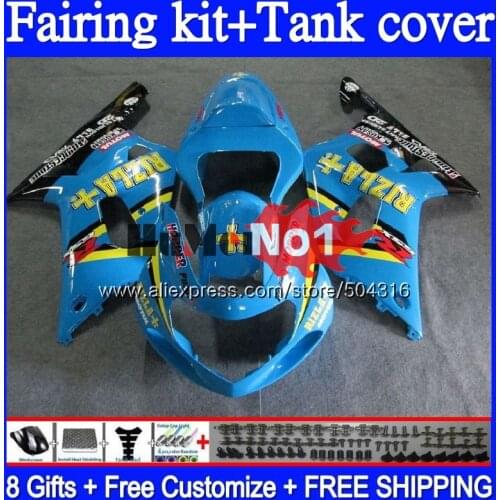 +Tank For SUZUKI GSXR 750 GSXR-600 GSX-R600 63MC.36 Hot RIZLA GSXR 600 K1 CC GSXR750 GSXR600 01 02 03 2001 2002 2003 Fairing
