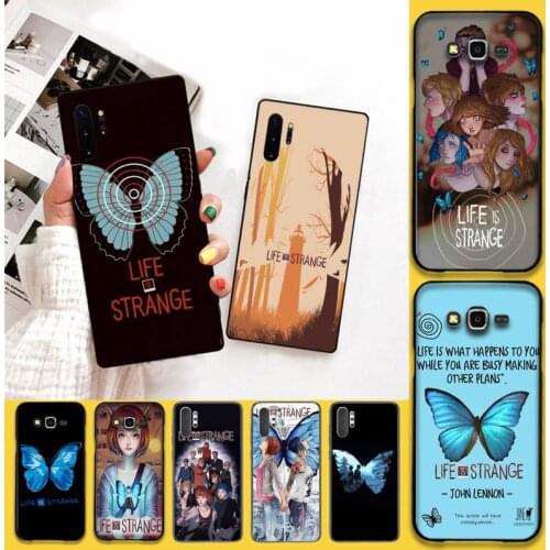 Life Is Strange butterfly Phone Case For Samsung Galaxy Note20 ultra 7 8 9 10 Plus lite J7 J8 Plus 2018 Prime