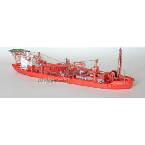 DIYMyModeI1:400 Norway Floating Production Storage and Offloading FPSO DIY Paper Model Kit Handmade Toy Puzzles