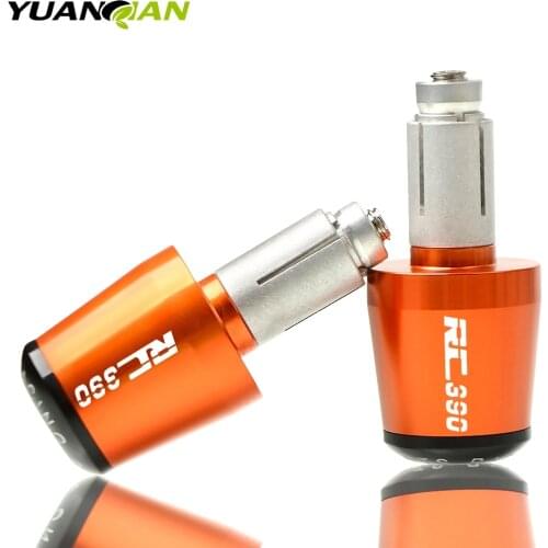 FOR RC390 RC 390 Motorcycle CNC 22MM Handlebar Grips Handle Bar Cap End Plugs For RC 390 RC390 2014 2015 2016 2017