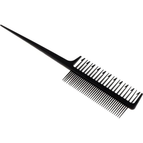 1Pcs Double-sided Professional Weaving & Sectioning Foiling Comb for Hair