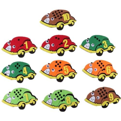 Felt Non-woven Puzzle Math DIY Handmade Children Early Learning Toys Gift